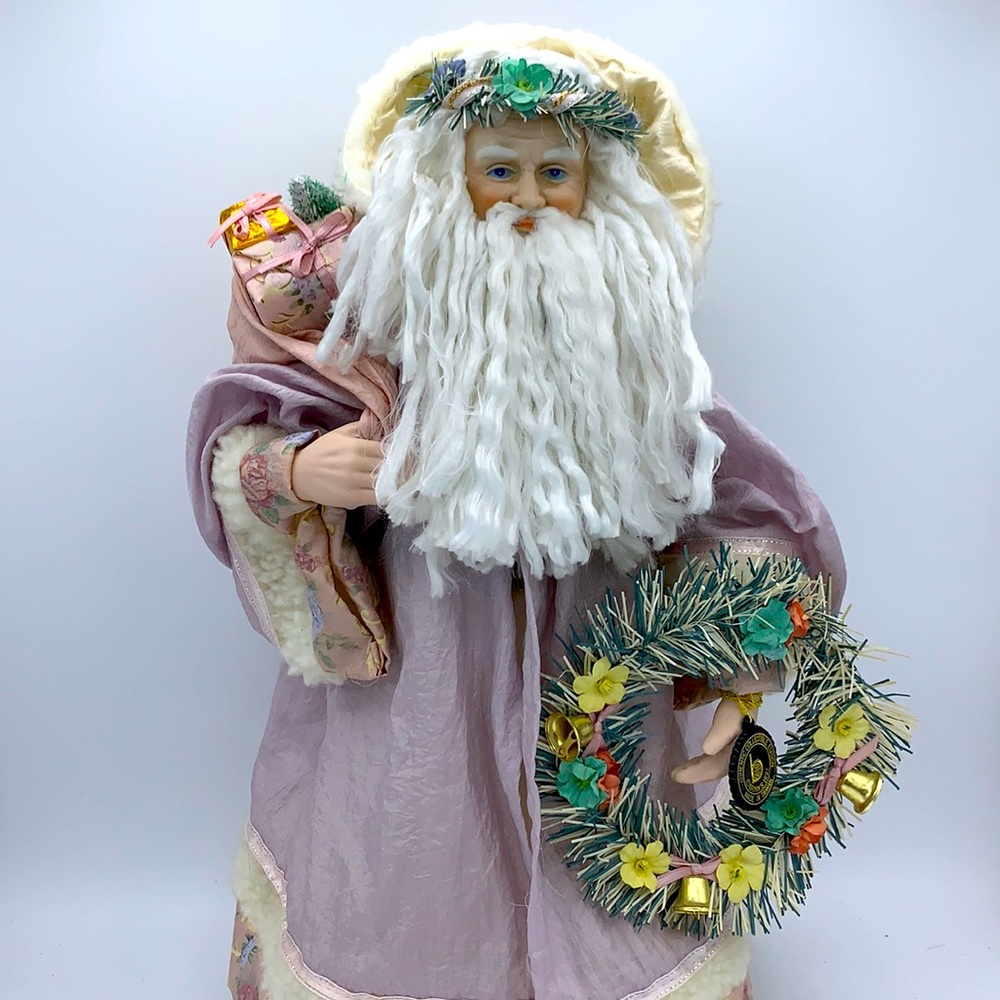 Brinn’s Porcelain Vintage Christmas Romance Santa